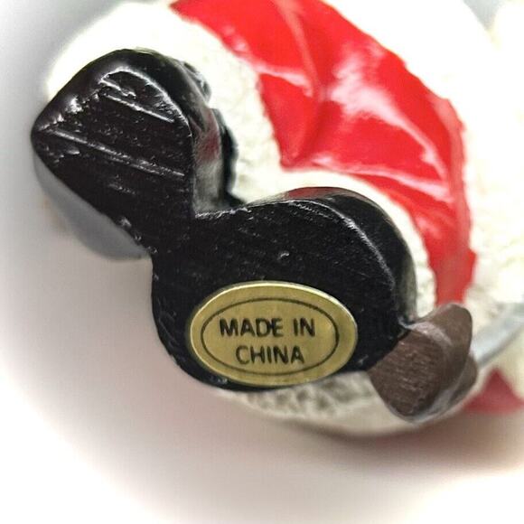 3ct Sports Santa Claus Holiday Figure Christmas Tree Ornament Golf Bat Football - Picture 9 of 9